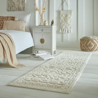 Dunelm PractiRug Torres Global Washable Runner Torres Global Cream