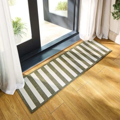 Dunelm Marvel Printed Beatrice Stripe Washable Runner