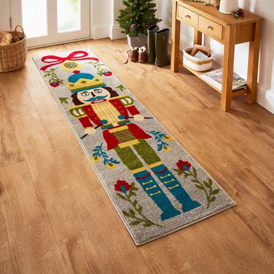 Dunelm Nutcracker Runner MultiColoured