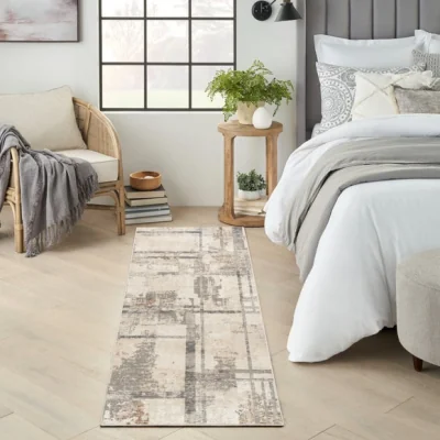 Dunelm Nourison Striped Runner