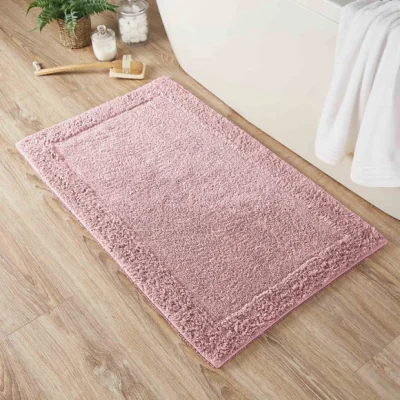 Dunelm Organic Cotton Rose Reversible Runner Rose