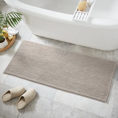 Dunelm Mini Bobble Bath Runner Mushroom