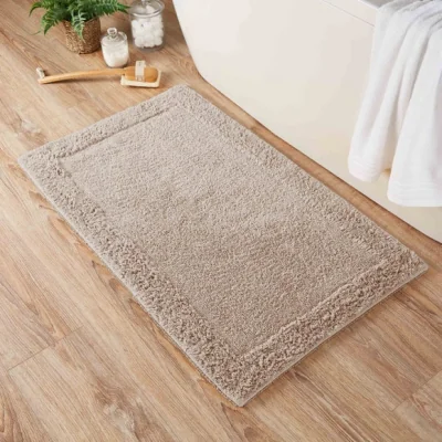 Dunelm Organic Cotton Mushroom Reversible Runner Brown