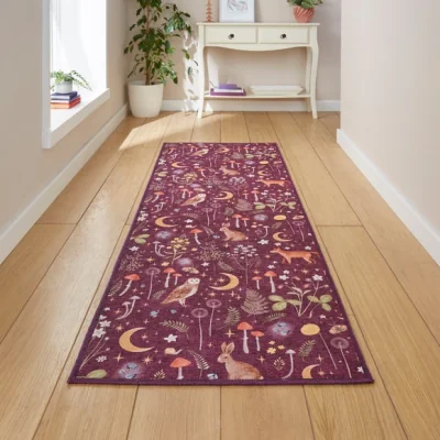 Dunelm Catherine Lansfield Twilight Animals Runner