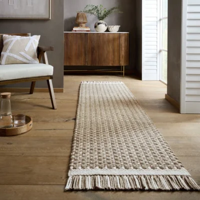 Dunelm Wool Basketweave Runner