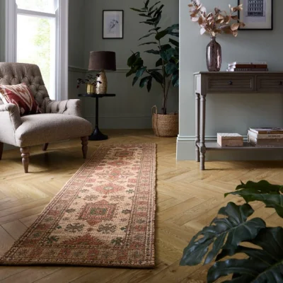 Dunelm Lana Printed Jute Blend Runner