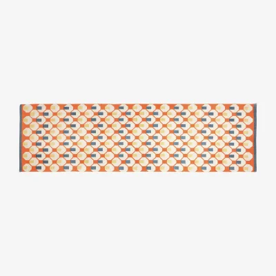 Habitat Habitat Octo Flatweave Runner - 75 x 250cm - Orange & Blue