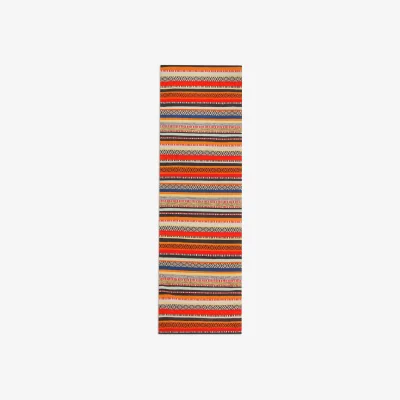 Habitat Habitat Edith Flatweave Cotton Runner - Multi - 75x250cm