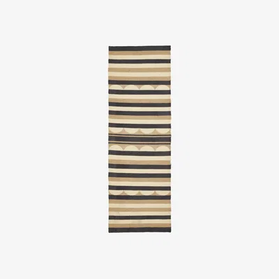 Habitat Habitat Flatweave Scalloped Stripe Runner - 200x66cm