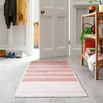 Habitat Habitat Stripe Runner 66x200cm - Multicoloured