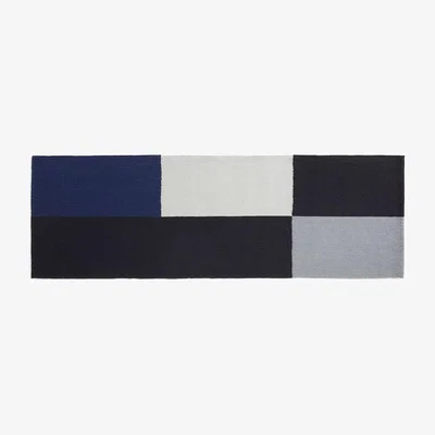 Heal's Hay Ethan Cook Flat Works Runner Black/Blue 80 x 250cm