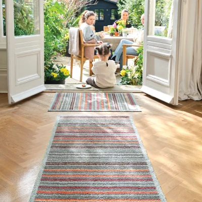 Hug Rug Designer 13 Stripe Washable Runner