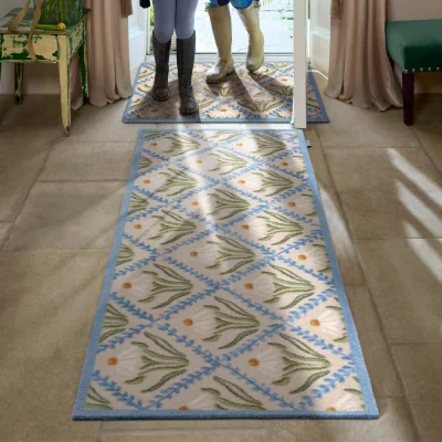 Hug Rug Daisy Trellis Washable Runner