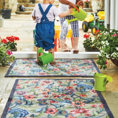 Hug Rug Garden Multi Floral 2 Runner