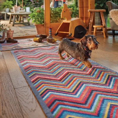 Hug Rug Chevron 1 Multicoloured Runner