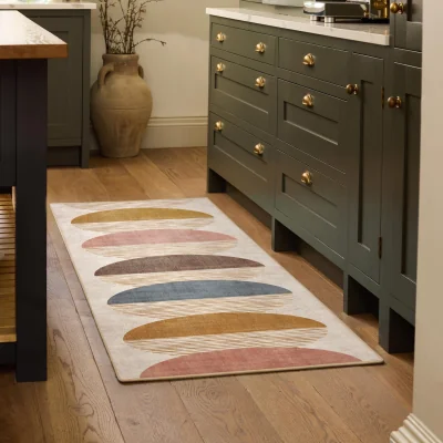 Hug Rug Oval Eclipse Eco-Washable Runner