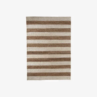 Hug Rug Bondi Jute Stripe Cream/Natural Rug