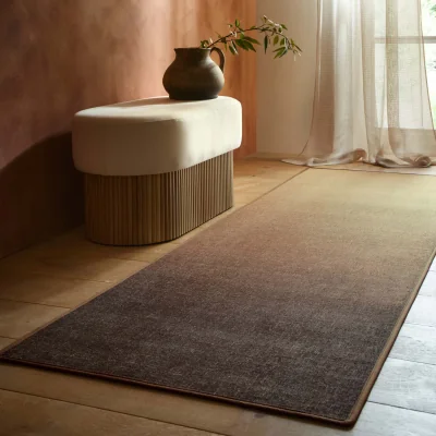 Hug Rug Horizon Ombre Brown Eco-Washable Runner