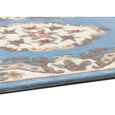 Hug Rug Shensi Aubusson Runner in Blue