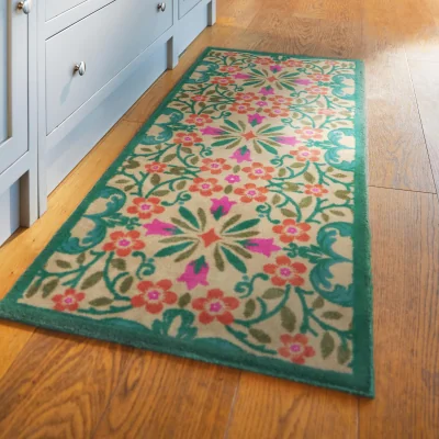 Hug Rug Folk Floral Washable Runner