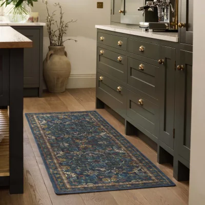 Hug Rug Midnight Paisley Eco-Washable Runner
