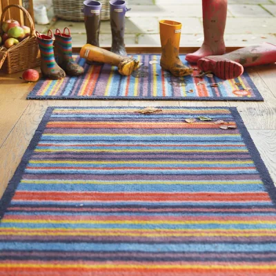 Hug Rug Stripe 85 Multi Washable Runner