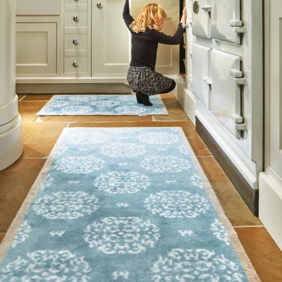 Hug Rug Home 15 Blue Washable Runner