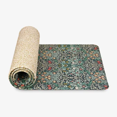 John Lewis Totter + Tumble x Morris & Co Collection Play Runner Reversible Playmat, Blackthorn/Standen