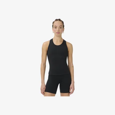 Marks & Spencer Sweaty Betty Runner's High Pocketed Racer Back Vest Top Black