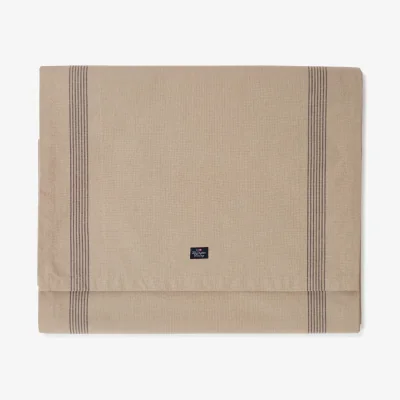Nordic Nest Organic Cotton Oxford runner 50x250 cm Beige-dark gray