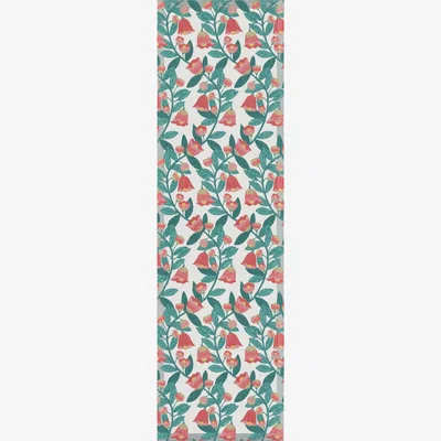 Nordic Nest Ekelund Linneväveri Waveflower runner 35x120 cm