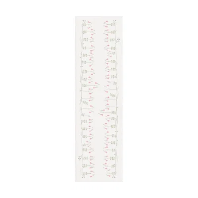 Nordic Nest Ekelund Linneväveri Linnea runner 35x120 cm Pink