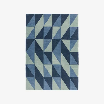 Olivia's Asiatic Carpets Reef Handtufted Runner Flag Blue - 66 x 200cm