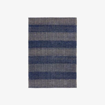 Olivia's Asiatic Carpets Ives Hand Woven Runner Navy Blue - 66 x 200cm