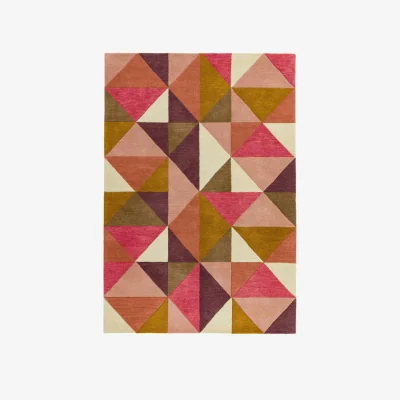 Olivia's Asiatic Carpets Reef Handtufted Runner Kite Pink Multi - 66 x 200cm