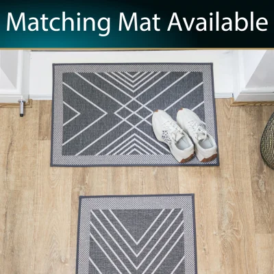 The Range JVLExpression Machine Washable Entrance Runner - Grey