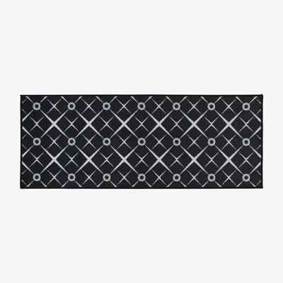 The Range Grey Savio Latex Backed Runner Mat