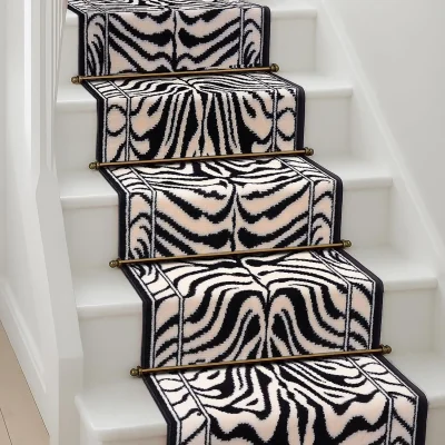 The Range Zebra Print Hallway Runner - Multi / 600cm