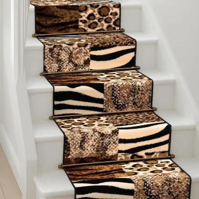 The Range Safari Animal Print Hallway Runner - Multi / 360cm