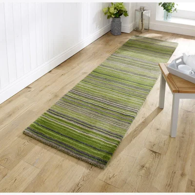 The Rug Seller Carter Hallway Runner in Green