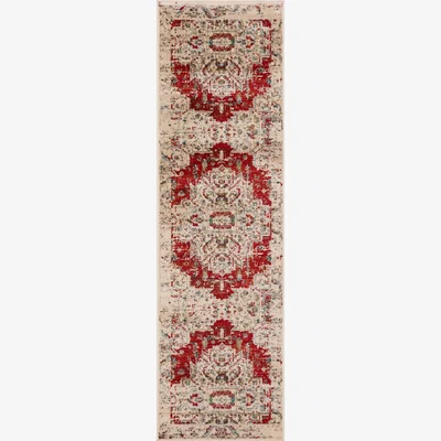 The Rug Seller OW Traditional Valeria Multi Hallway Runner in 204 W&nbsp;60x230cm