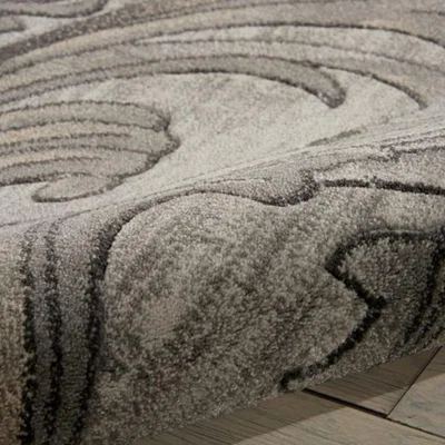 The Rug Seller Maxell Hallway Runner MAE05 by Nourison in Graphite&nbsp;66x229cm