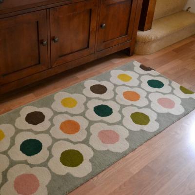 The Rug Seller Spot Flower Hallway Runner Rugs in 60404 Multi by Orla Kiely