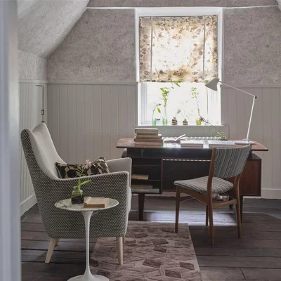 The Rug Seller Fitzrovia Espresso Runner by Designers Guild