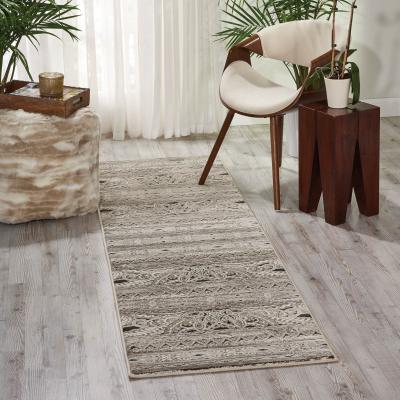 The Rug Seller Karma Hallway Runners KRM03 in Beige