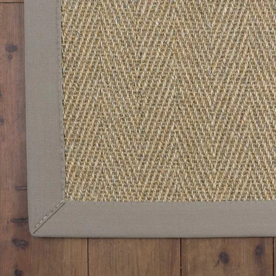 The Rug Seller Havana Sienna Natural Fibre Sisal Bordered Runner Rugs
