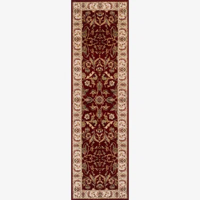 The Rug Seller Royal Classic Runners 636 R in Red