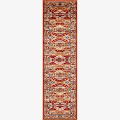 The Rug Seller OW Traditional Valeria Multi Hallway Runner in 8024 R&nbsp;60x230cm
