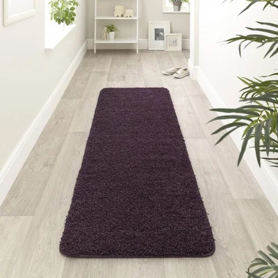 The Rug Seller Buddy Washable Runners in Purple