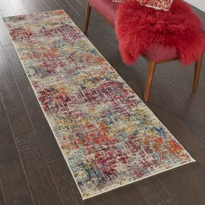 The Rug Seller Celestial Hallway Runner CES13 PNMTC by Nourison